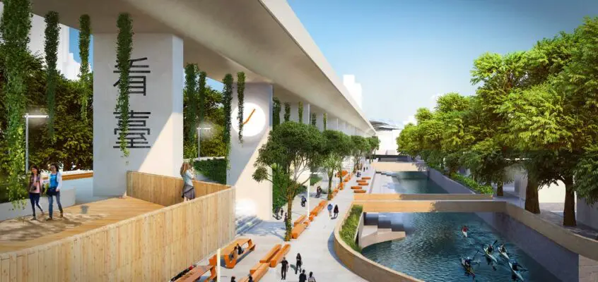 Taichung Green Corridor in Taiwan Design