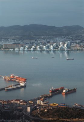 Admiral Serebryakov Embankment-masterplan in Novorossiysk