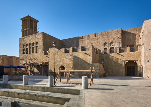 Al Seef Dubai Creek heritage buildings