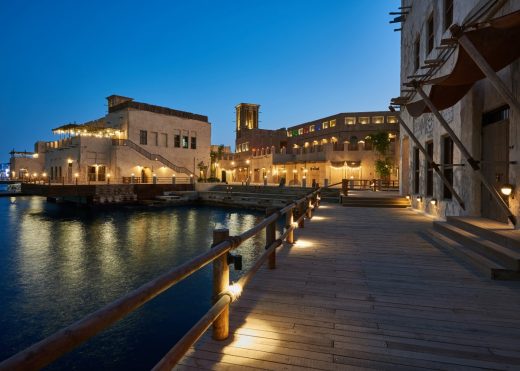 Al Seef Dubai Creek heritage buildings