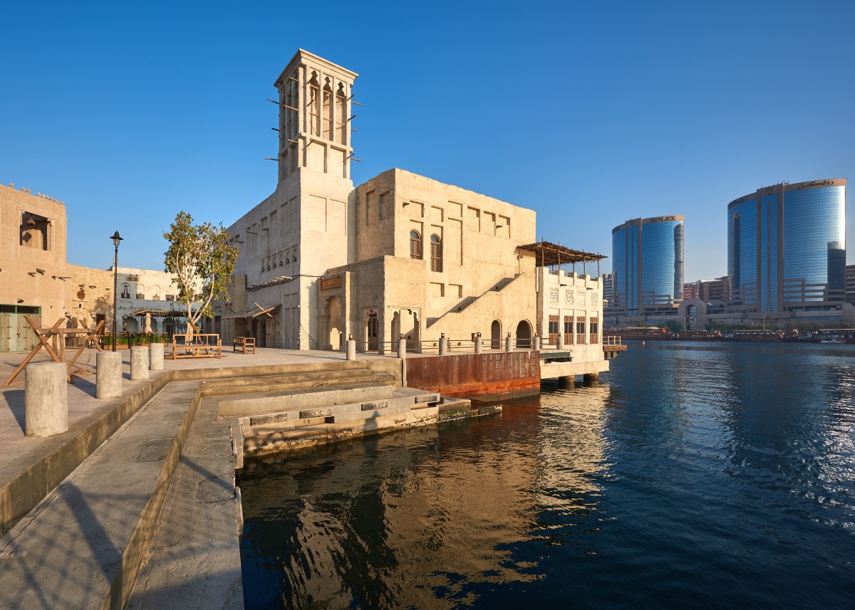 Al Seef Dubai Creek heritage buildings