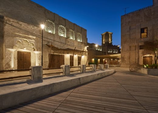 Al Seef Dubai Creek heritage buildings