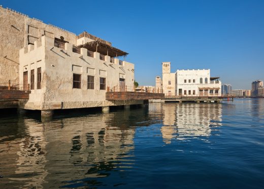 Al Seef Dubai Creek heritage buildings