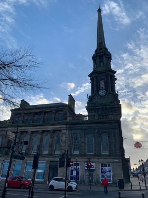 Ayr church steeple building