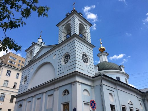 beautiful Moscow church building
