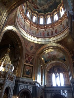 Cathedral of Christ the Saviour in Moscow interior