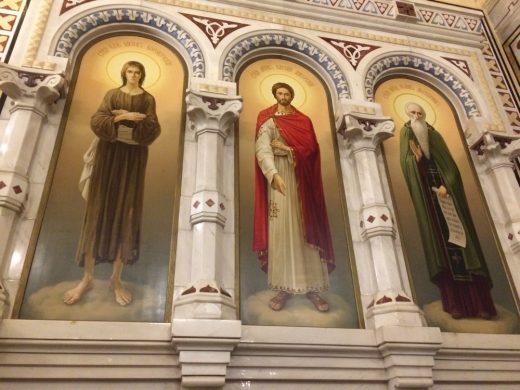 Cathedral of Christ the Saviour in Moscow interior