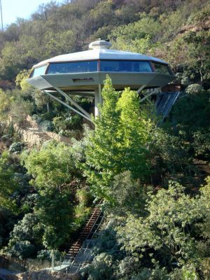 The Chemosphere modernist house in Los Angeles, California