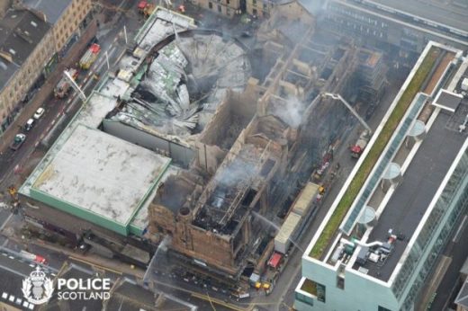 Glasgow School of Art Fire June 2018 - Scottish Architecture News