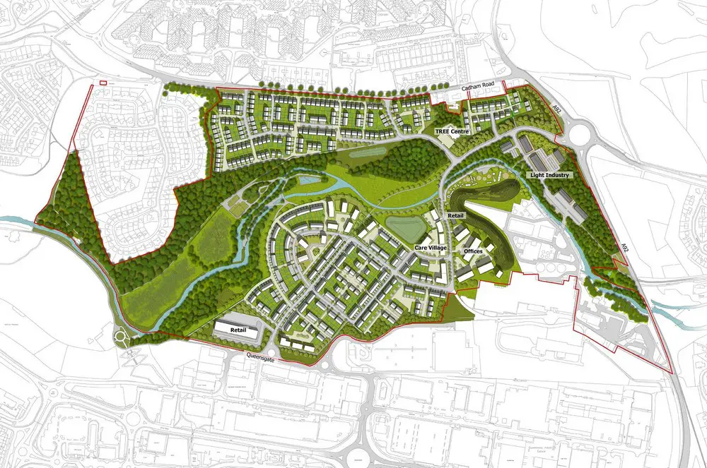 Glenrothes masterplan layout design