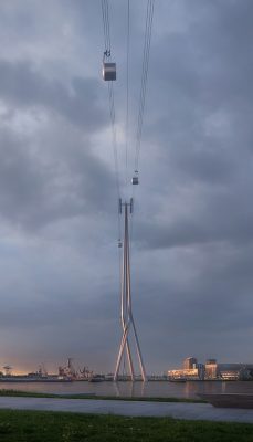 IJbaan Cable Car by UNStudio in Amsterdam