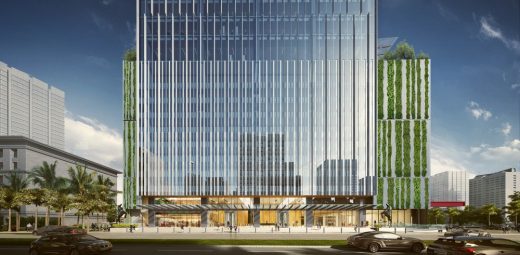 Manila Grade ‘A’ Office Tower Building design by Woods Bagot Architects