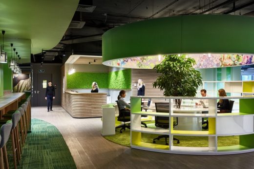 Sberbank Activity Based Working in Moscow by Evolution Design Architects Switzerland