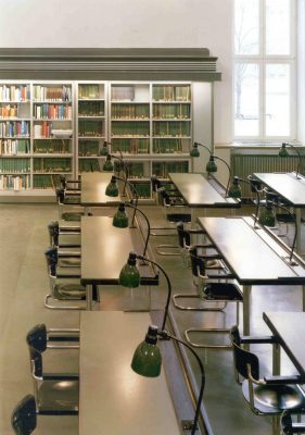 Thonet Tubular Steel Cantilever Chairs at the Leipzig National Library