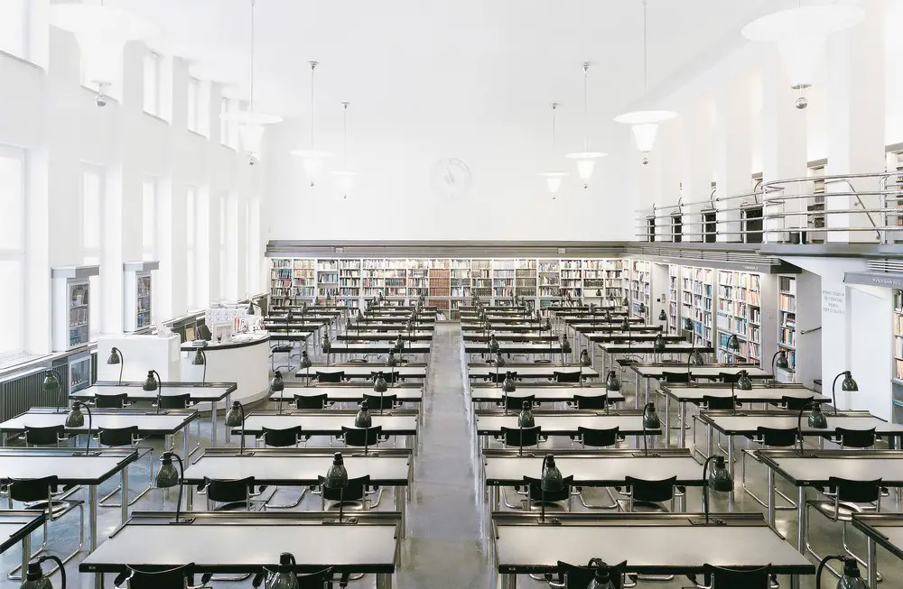 Thonet Tubular Steel Cantilever Chairs at the Leipzig National Library