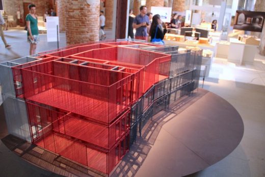 architects exhibition in the Arsenale at 16th International Architecture Exhibition of La Biennale di Venezia