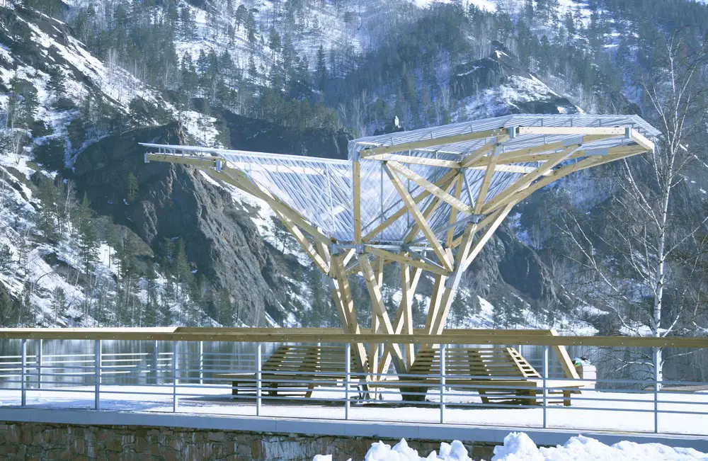 Viewing Platform in Divnogorsk, Siberia