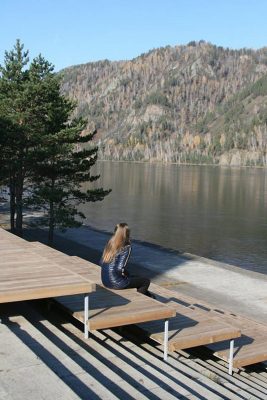 Viewing Platform in Divnogorsk, Siberia