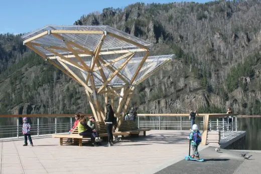 Viewing Platform in Divnogorsk, Siberia