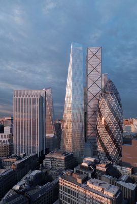 100 Leadenhall Street in London Skyscraper Building