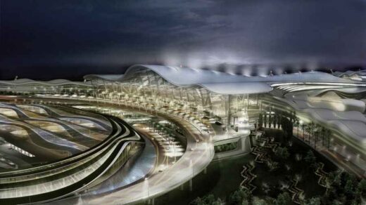 Abu Dhabi Architects airport terminal design UAE