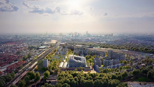 Cartesiusdriehoek Blue District in Utrecht