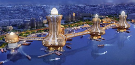 City of Aladdin Dubai Creek buildings design