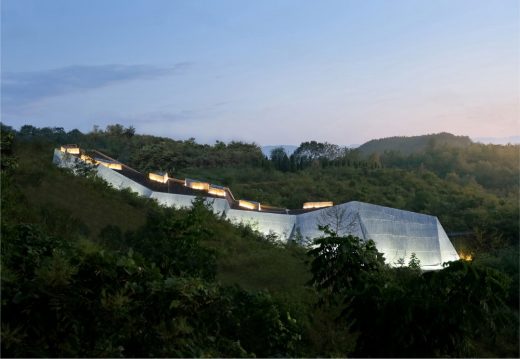Dinosaur Egg Museum in Qinglong Mountain National Geo-Park - Chinese Architecture News