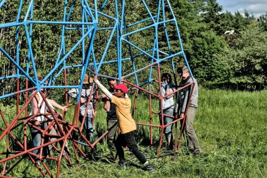 Installation Le Rocher Tres Perce in Grand Metis Quebec