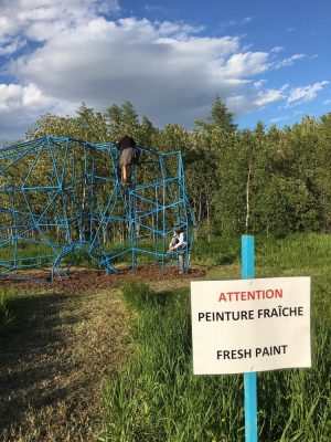 Installation Le Rocher Tres Perce in Grand Metis Quebec