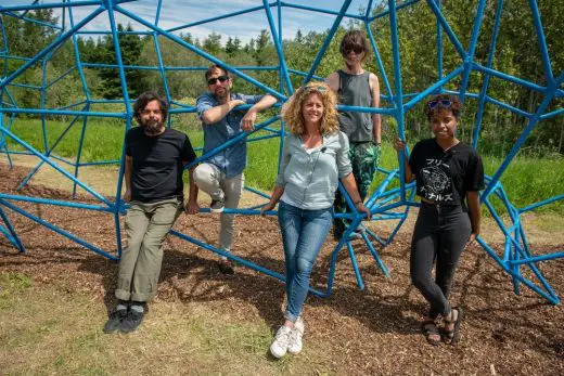 Installation Le Rocher Tres Perce in Grand Metis Quebec