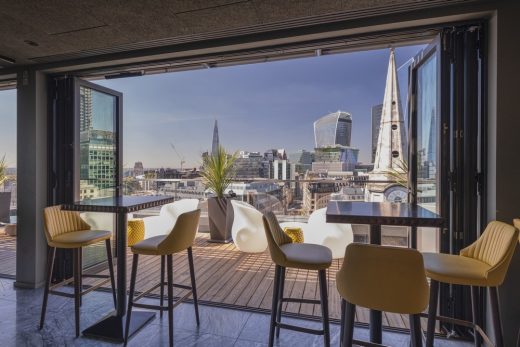 Jin Bo Law Skybar at Dorsett City Hotel in London