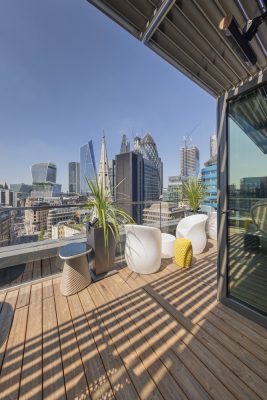 Jin Bo Law Skybar at Dorsett City Hotel in London