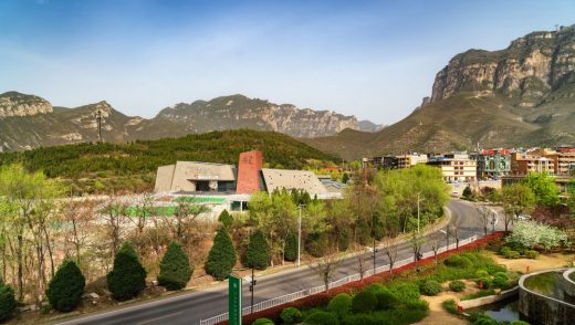 Museum in Yuntai Mountain Geopark of China