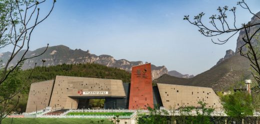 Museum in Yuntai Mountain Geopark of China