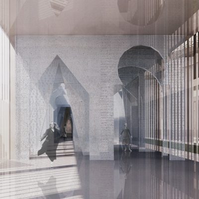 Museum of Language London architecture contest Third prize