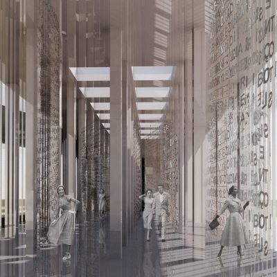 Museum of Language London architecture contest Third prize