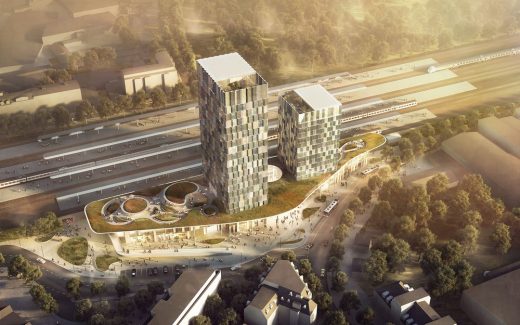 New Train Station Development in Altona, Hamburg - Architect Profiles Information page