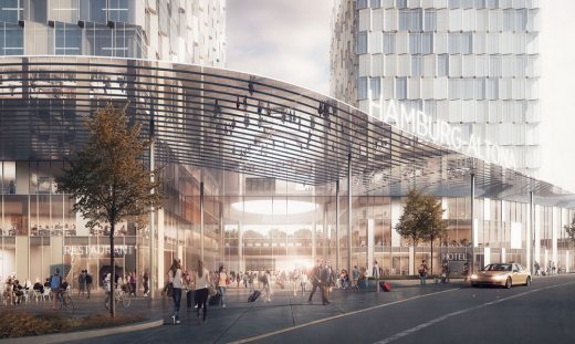 New Train Station Development in Altona, Hamburg