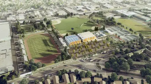 Rancho Cienega Sports Complex Building in LA - Los Angeles Architecture Designs