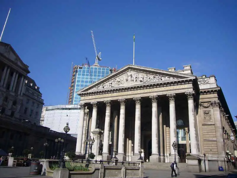 Royal Exchange building City of London