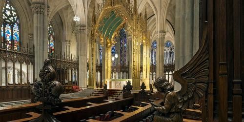 St. Patrick's Cathedral Building New York interior