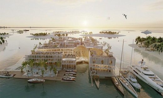 The Floating Venice The World Islands Dubai design UAE