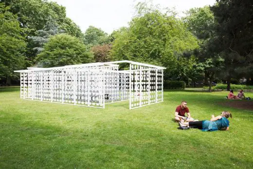 Triumph Pavilion 2018 in Museum Gardens London