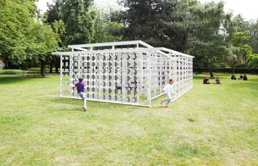 Triumph Pavilion 2018 in Museum Gardens London