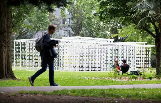 Triumph Pavilion 2018 in Museum Gardens London