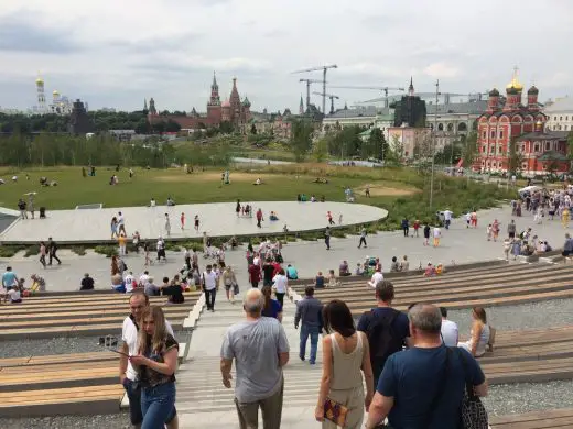 View from Zaryadye Park Moscow