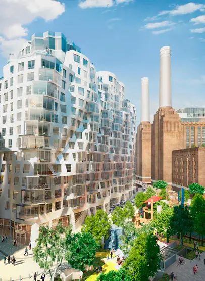 Battersea Phase 3A by Frank Gehry, Nine Elms