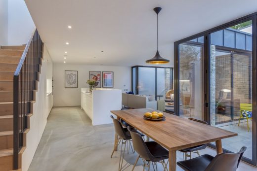 Small South London home dining space