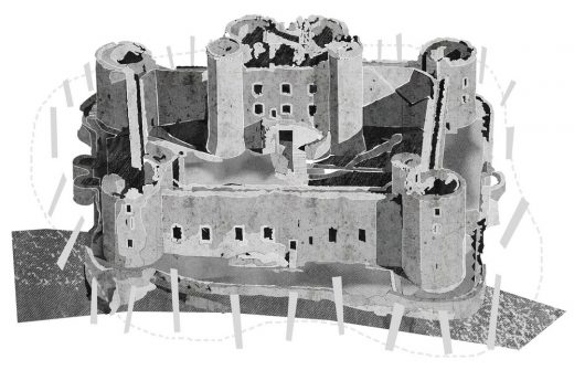 Bethan Scorey Welsh castle study - Castell Harlech